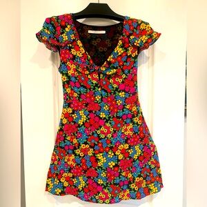 Zara colorful floral dress
